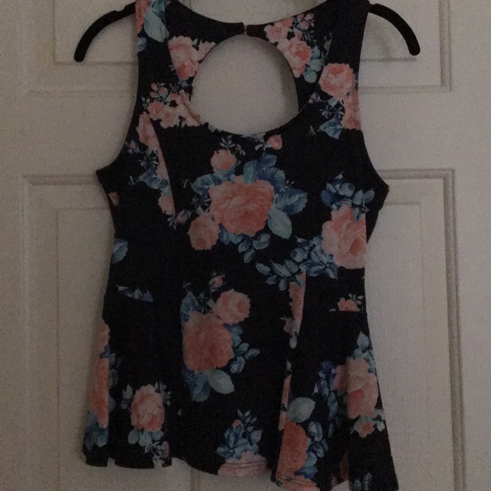 Floral Peplum